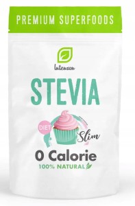 INTENSON STEVIA W KRYSZTAŁKACH 250G SŁODZIK O KCAL