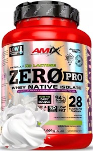 AMIX ZERO PRO NATIVE 1kg Naturalny 90% Izolat