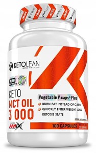 AMIX KETO MCT OIL 3000 OLEJ MCT W KAPSUŁKACH KETO