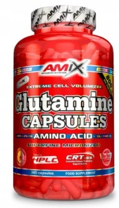 AMIX GLUTAMINE CAPSULES KAPSUŁKI AMINOKWASY AMINO
