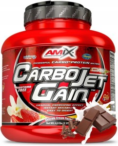 Amix CarboJet Gain 2250g Czekolada Gainer Masówka