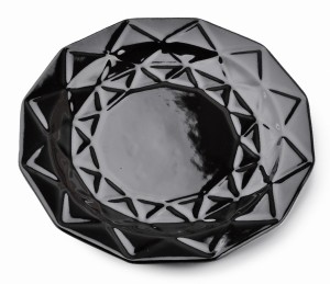 ADEL BLACK Talerz obiadowy 24cm